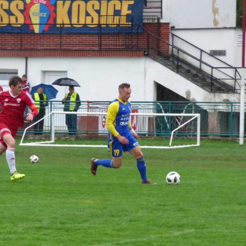  23.kolo III.liga východ: 1.FK Svidník 0:5 FC Košice