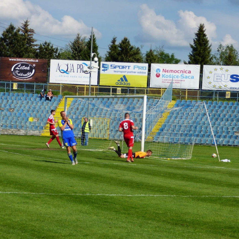  26.kolo III.liga východ: FC Košice 2:1 MŠK Tesla Stropkov