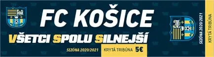 FC Košice - virtuálna vstupenka