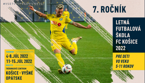 7. ročník Letnej futbalovej školy FC Košice je tu!