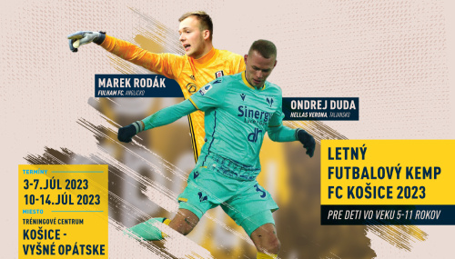 AKADÉMIA I Registrácia na Letný futbalový kemp FC Košice 2023