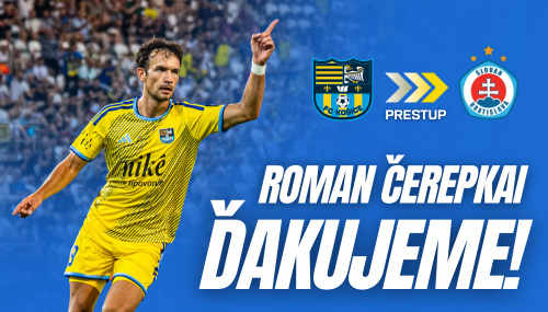 Ďakujeme, Roman! Čerepkai prestúpil do Slovana