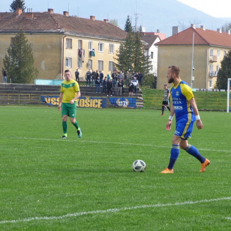  21.kolo III.liga východ: MFK Snina 1:3 FC Košice 