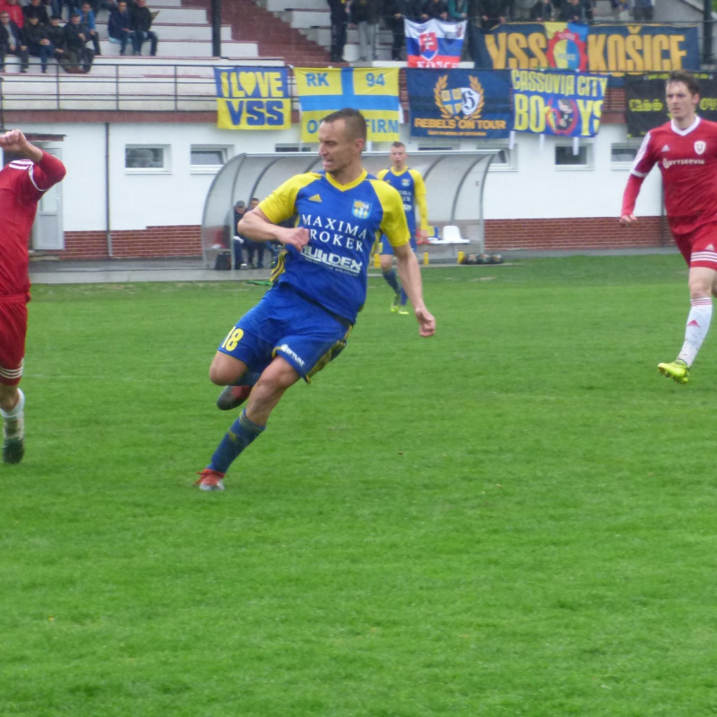  23.kolo III.liga východ: 1.FK Svidník 0:5 FC Košice