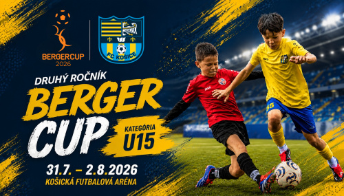 FC Košice privíta na Berger Cupe futbalovú elitu kategórie U15