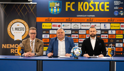 FC Košice uzavrel dohodu o spolupráci s Nemocnicou AGEL Košice-Šaca