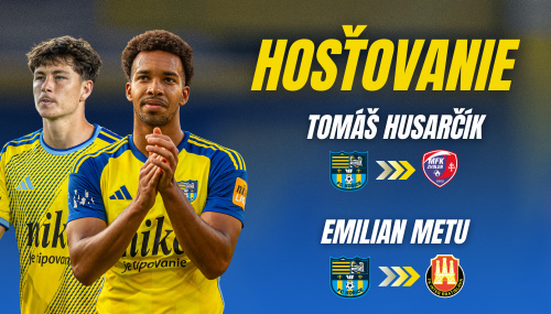 Husarčík a Metu odchádzajú na hosťovania do druhej ligy