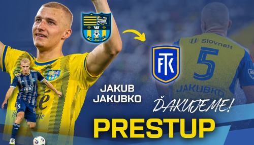 Jakubko prestupuje do FK Teplice, podpísal zmluvu do roku 2029
