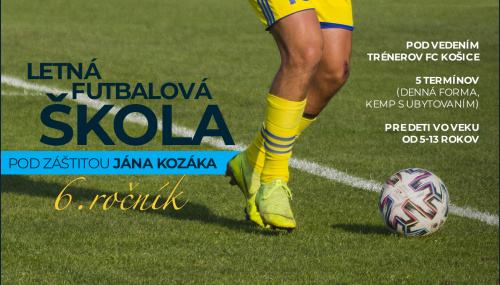 Letná futbalová škola FC Košice 2021
