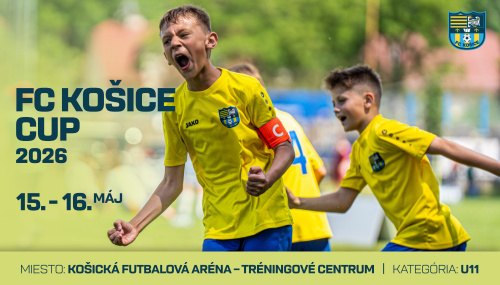 Medzinárodný turnaj FC Košice Cup U11 odštartuje v piatok 