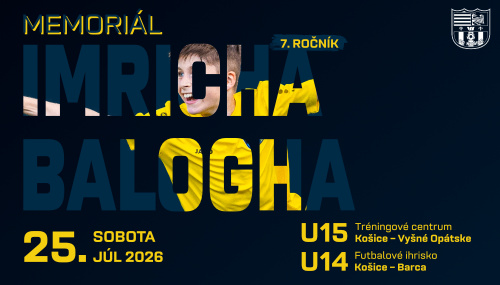 Memoriál Imricha Balogha spojí mladé futbalové talenty