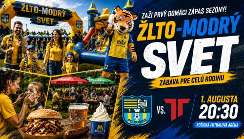 Na Trenčín s bohatým programom vo fanzóne Žlto-modrý svet