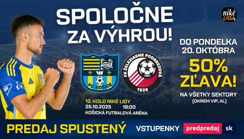 Online predaj na Podbrezovú spustený, do pondelka za polovicu!