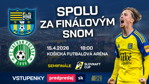 Spustili sme predaj vstupeniek na pohárové semifinále s Prešovom