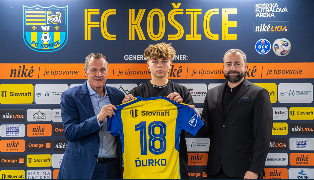 Tomáš Ďurko podpísal prvú profesionálnu zmluvu s FC Košice